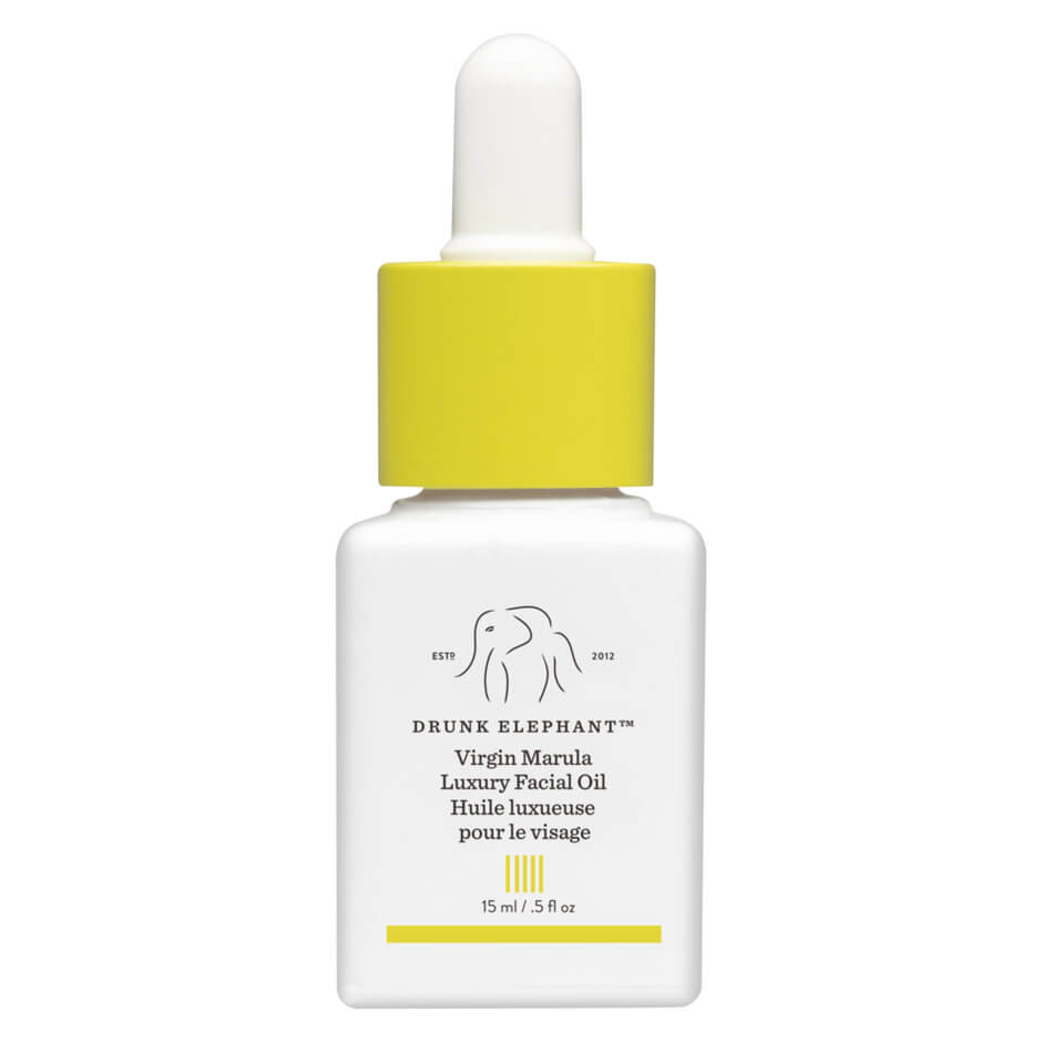 Drunk Elephant Virgin Marula Luxury Facial Oil.