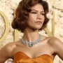 Zendaya's East-West Cushion-Cut Diamond Ring at the Golden Globes