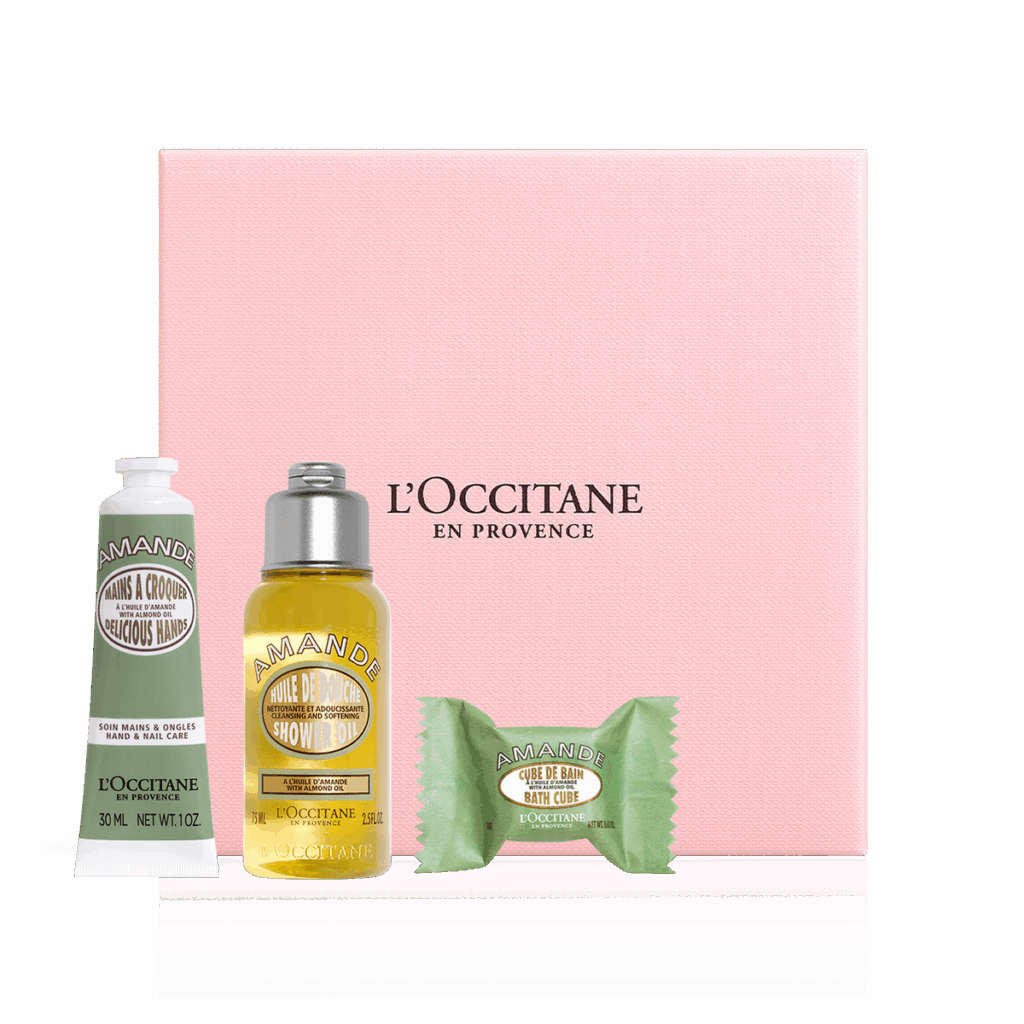L’Occitane Almond Trilogy – indulgent shower and body care set for Mum